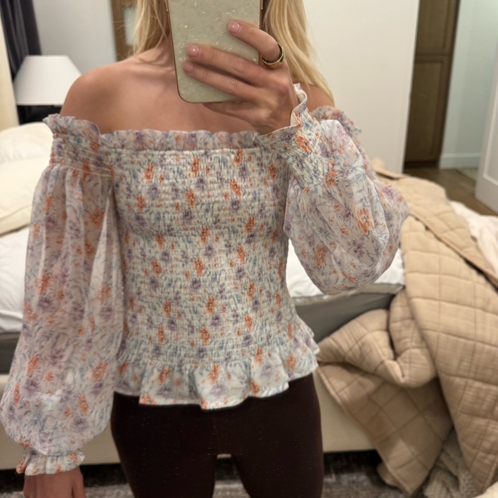 1 Stare Woodlands Garden Blouse - Picture 3 of 6